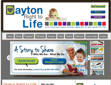 Tablet Screenshot of daytonlife.org